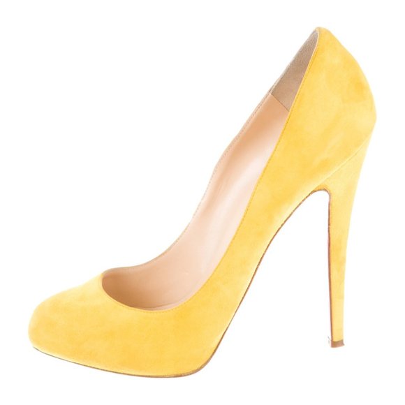 Christian Louboutin Shoes - Christian Louboutin Ron Ron size 9 39 yellow suede